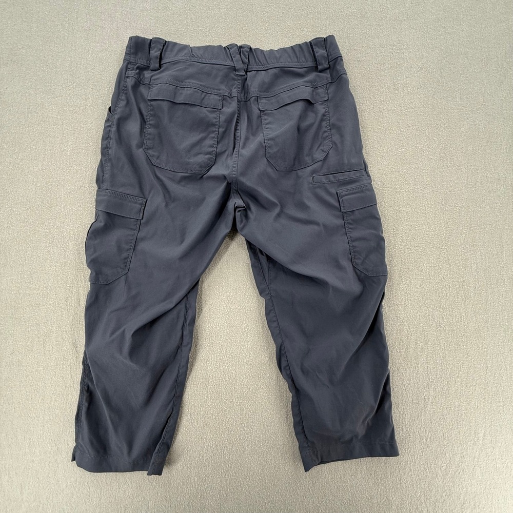Duluth Trading Co Dry on the Fly Cargo Capri Hiking Stretch Pants Women Size 12 - Picture 9 of 9